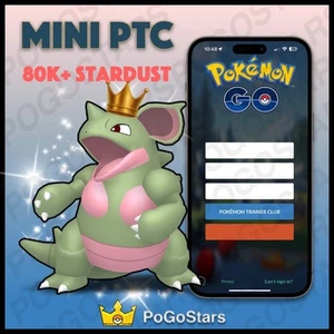 Pokémon Go - Shiny Nidoqueen Crown - Mini PTC 80K Stardust✨Read Description✨ - Picture 1 of 1