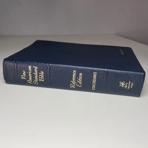 New American Standard Bible Reference Edition 1973 Blue Leather Creation NASB - Bild 1 von 18