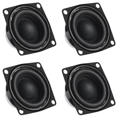 DWEII 4Pcs 2" 2inch 4Ohm 10W Full Range Audio Speaker Stereo Woofer 4PCS