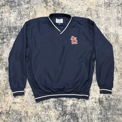 Chaqueta Pullover Rompevientos Hombre St Louis Cardinals Talla M GIII Deportes Genuina... Foto 1 de 4