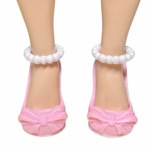Rainbow High  Bella Parker Junior Jr 9'" Doll Outfit Pink Shoes Bow Heels White - Picture 1 of 6