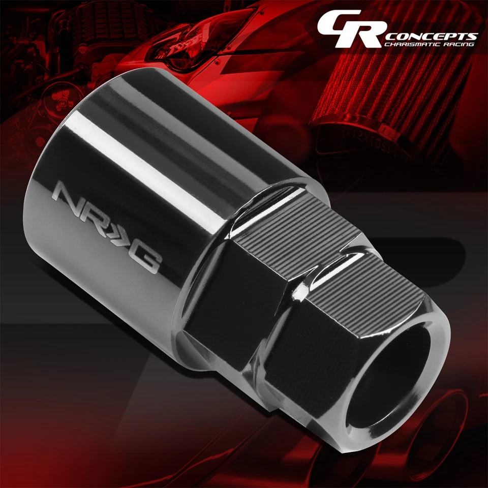 NRG TUERCA EXTENDIDA 3/8" ACCIONAMIENTO 6 PUNTOS BLOQUEO LLAVE TOMA PARA L01 L10 CROMO NEGRO Foto 1 de 4