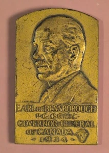 1934 CNE Medal Earl of Bessborough Don Alda Farms Best Collection Leghorns - Picture 1 of 2
