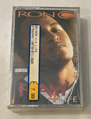 Ron C - Raw 4 Life (Cassette, 1996) Still Sealed/ Cracked Case - Image 1 of 3