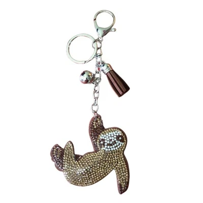 Bling Perezoso Llavero Accesorios para Mujer, Monedero Dijes para Bolsos, Coche... Foto 1 de 4