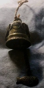Messing Glocke Anhänger - Vintage Design - Pullover Charm - Miao Silber - Tribal - Boho - Bild 1 von 2