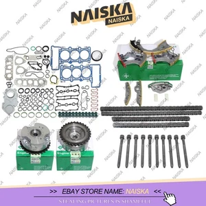 Engine Cylinder Head Gaskets Set &Timing kit Camshaft Gears For AUDI S5 S4 3.0T - Picture 1 of 6