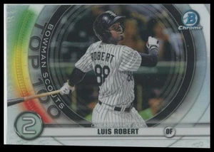 Bowman Chrome Bowman Scouts Top 100 2020 #BTP-2 Luis Robert Chicago White Sox - Imagen 1 de 1