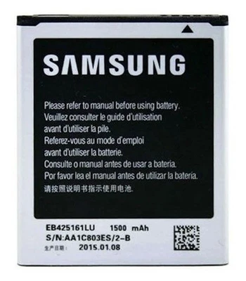 Nueva batería original OEM Samsung Galaxy S3 SIII MINI ACE2 TREND EB425161LU Foto 1 de 4
