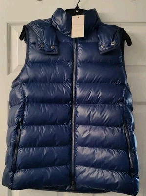 Новый с Ярлыками средний женщины Peter Millar темно-Chiron выдвижной жилет с капюшоном Рекомендуемая розничная цена производителя $250 - Изображение 1 из 4