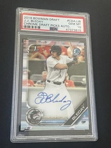 JJ Bleday 2019 Bowman Chrome Draft Pick 1st Bowman Auto #CDAJJB Athletics PSA 10 - Bild 1 von 2