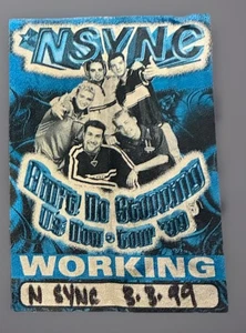 N Sync 3/3/1999, Jacksonville, FL Crew Sticky Pass - Picture 1 of 2