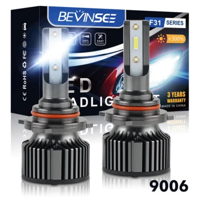 2x 9006 HB4 LED Fog Light Bulbs 6000K For VW For Polo Van 2009-2022 Bright White - Image 1 of 4
