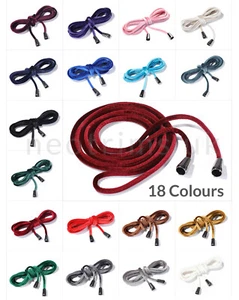 Velvet Hoodie Cord Drawstring with Metal Toggles Stopper Ends,Sweatshirt Trim - Picture 1 of 58