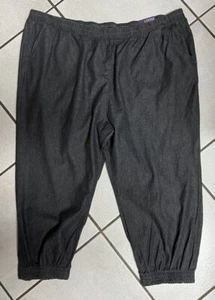 janina Loose 3/4 Sommer Hose Schwarz Gr.46 oder 48 Neu - Bild 1 von 4