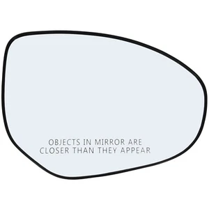 Passenger Side Mirror Glass Assembly For 2010-2014 Mazda 2 Mazda 3 Non-Heated RH - Picture 1 of 6