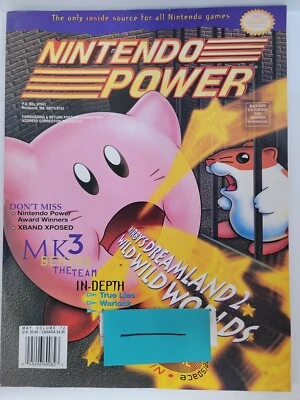 Nintendo Power Volume 72 Kirbys Dreamland W/ Secrets of Evermore Poster May 1995 - Image 1 of 3