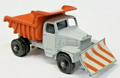 Matchbox #16 SCAMMELL SNOW PLOUGH PLOW black plastic wheels diecast excellent - Image 1 of 4