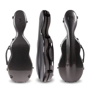 Custodia per violino 4/4 mista fibra di carbonio scatola per violino nero forte lucchetto codice luce - Foto 1 di 11