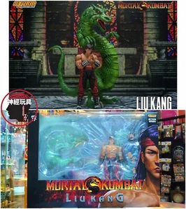 STORM COLLECTIBLES 1/12 LIU KANG & DRAGON - ACTION FIGURE MORTAL KOMBAT - Foto 1 di 5