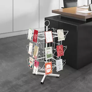 3-stufiges 24 Pocket 360�� drehbares Grußkartenregal Verkaufsauslage Postkartenständer - Bild 1 von 16