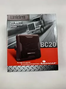 Uniden BC20 20 Watt External CB Radio Police Scanner Speaker w/3.5mm Plug NEW - Picture 1 of 3