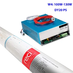 RECI 100W(Peak 130W) CO2 Laser Tube 140cm W4 S4&Power Supply DY20 110V 220V - Picture 1 of 22