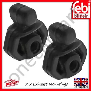 2 Exhaust Mounting Rubber Holders Febi 10302 For Renault Movano A R19 MK1 MK2 - Picture 1 of 6