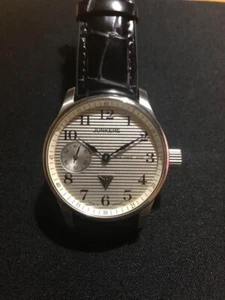 Junkers Iron Annie JU52 Men's Watch Silver Dial Analog Manual Round 42mm Used Jp - Picture 1 of 5