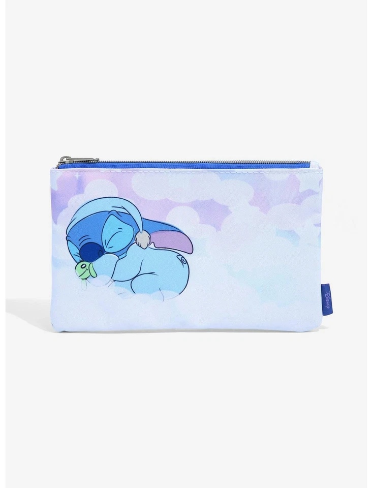 DISNEY LILO AND STITCH SLEEPING Cosmetic Makeup Bag NEW - Image 1 of 1