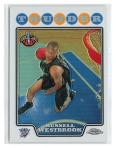 Russell Westbrook 2008-09 Topps Chrome Refractor Rookie SP #184-OKC THUNDER - Picture 1 of 2
