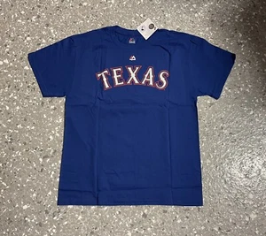 Russell Wilson Texas Rangers Majestic Jersey Shirt Men's Large NWT Giants - Picture 1 of 6