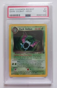 PSA 7 Dark Golbat Pokemon Card Holo WOTC 7/82 Team Rocket Set Rare Vintage NM - Picture 1 of 2