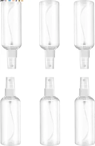 Spray Bottles 6 Pcs, Refillable Cosmetic Spray Bottles, Small Refillable Liquid - Picture 1 of 8