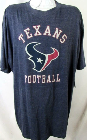 Houston Texans Big Men 2XL 4XL 5XL 6XL or 5XT "TEXANS FOOTBALL" T-shirt AHTX 20 Cover