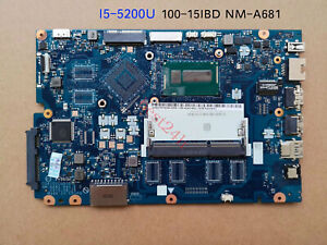 For Lenovo 100-15IBD I5-5200U CPU Motherboard CG410/CG510 NM-A681 PN: 5B20K25458