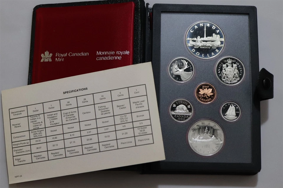 🧭 🇨🇦 CANADA 1984 PROOF MINT SET WITH COA B79 #184 - Image 1 of 4