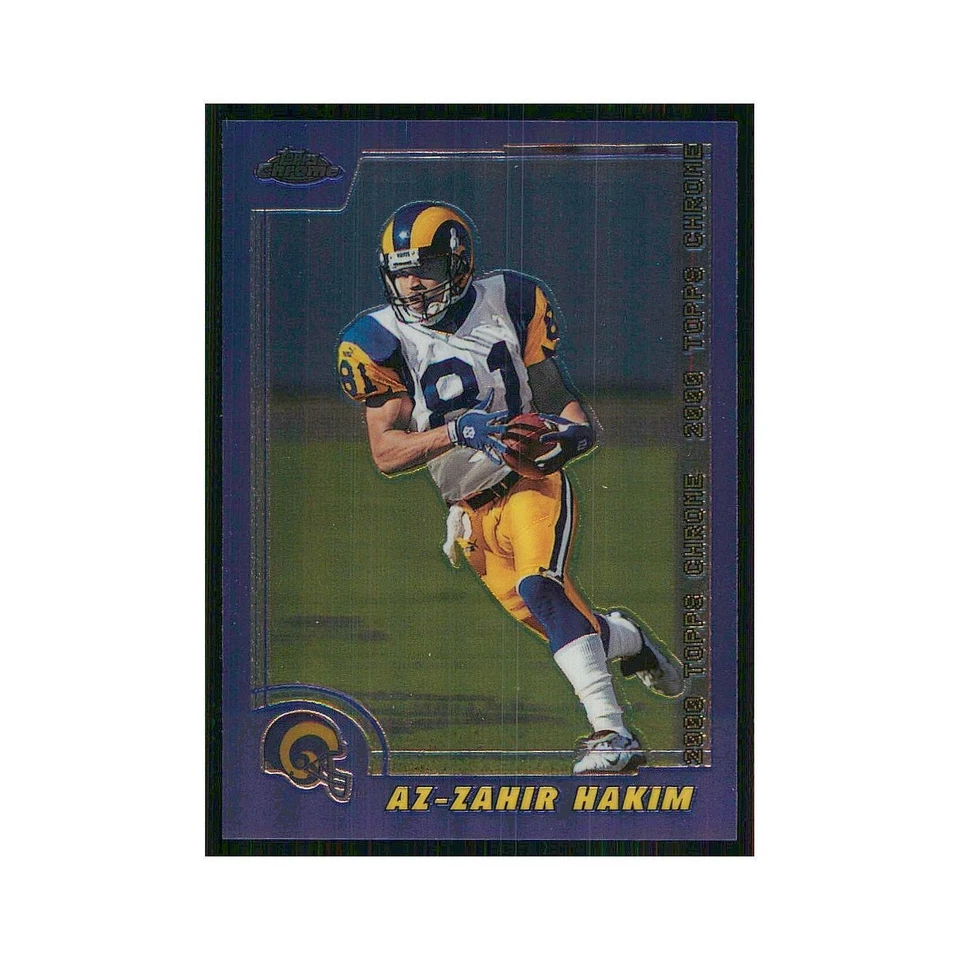 2000 Topps Chrome Az-Zahir Hakim St. Louis Rams #46 - Image 1 of 3