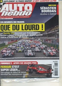 AUTO HEBDO Nr. 2066 08.06.2016 24h Präsentation von MANS INDYCAR DETROIT SIGNATECH - Bild 1 von 1