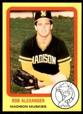 1988 Madison Muskies Police Rob Alexander Madison Muskies #1