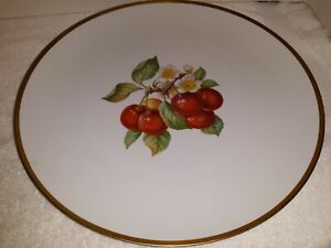 Vintage Hutschenreuther Platter 13" Cherry Chop Plate Round Platter