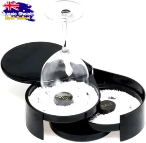 Margarita Glass Rimmer, 3-Tier Bar, Salt, Sugar, Lime, Cocktail Rim Tool - Picture 1 of 12