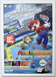 Póster promocional Mario Tennis Ultra Smash RARO Wii U 42 cm x 59 cm - Imagen 1 de 1