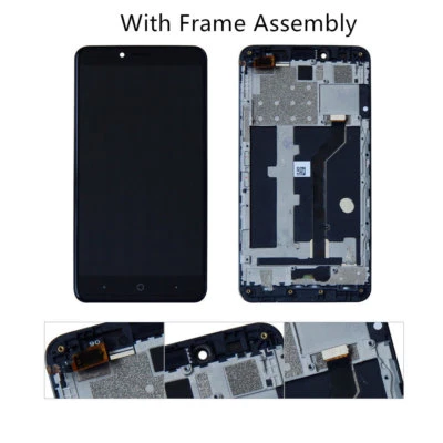 OEM For ZTE ZMax Pro Z981 Z982 Z983 LCD Display Touch Screen Digitizer + Frame - Image 1 of 2