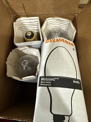 Sylvania M175/U/ED28 175w E39 Base 4200k M57/E Metalarc Metal Halide lamp 4 Bulb - Image 1 of 4