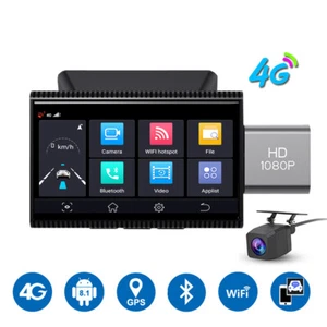 Android 8.1 Car Dvr Camera Dash Cam Full Hd 1080P Video Recorder Auto Registrar - Picture 1 of 10