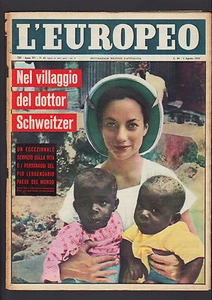 EUROPEO 31/1959 SOFIA LOREN SPAGNA FRANCO ORDAS SIMA SCHWEITZER BUCCELLA OMEGA - Picture 1 of 1