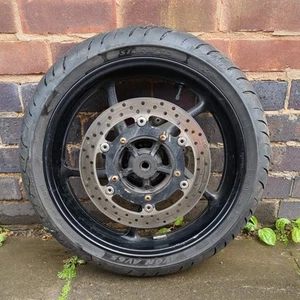 Yamaha XJ6S Diversion Vorderrad mit 120/70 R17 Avon Reifen Top Zustand - Bild 1 von 12