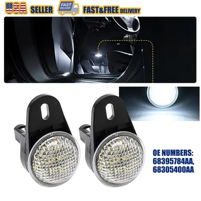 Luz LED debajo del tablero para Jeep Wrangler TJ Cherokee XJ RAM 1500 2500 350 Foto 1 de 4