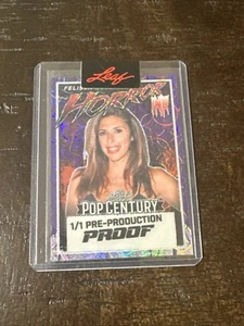 TARJETA DE PRUEBA DE PREPRODUCCIÓN FELISSA ROSE 2024 HOJA HORROR INK 1/1 - Imagen 1 de 2